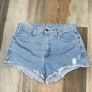 Wrangler Distressed Denim Shorts